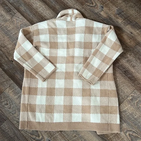 Madewell Minetta Sweater Coat in Buffalo Check - Picture 8 of 9